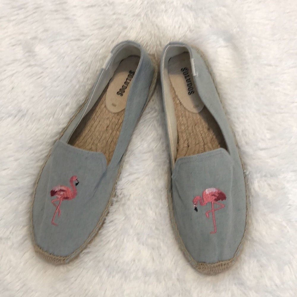 Soludos, Flamingos, Sz 10, NWOT
